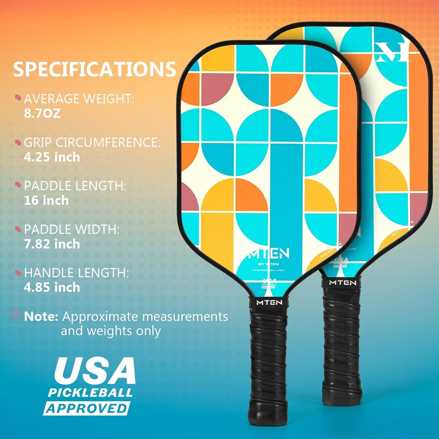 imagePickleball Paddles Carbon Fiber Pickleball Paddles Lightweight Pickle Ball Paddle Carbon Fiberglass Surface USAPA Approved Beginners ampamp Competition 1Pcsgreen yellow