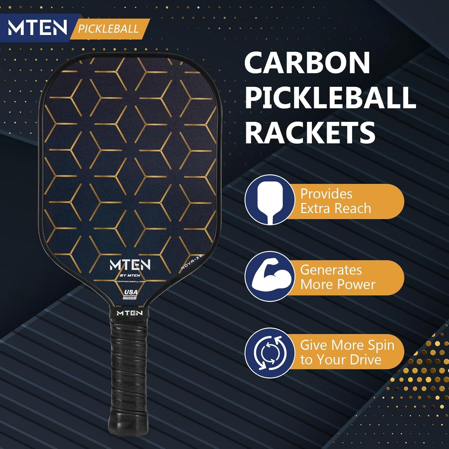 imagePickleball Paddles Carbon Fiber Pickleball Paddles Lightweight Pickle Ball Paddle Carbon Fiberglass Surface USAPA Approved Beginners ampamp Competition 1Pcsblack yellow