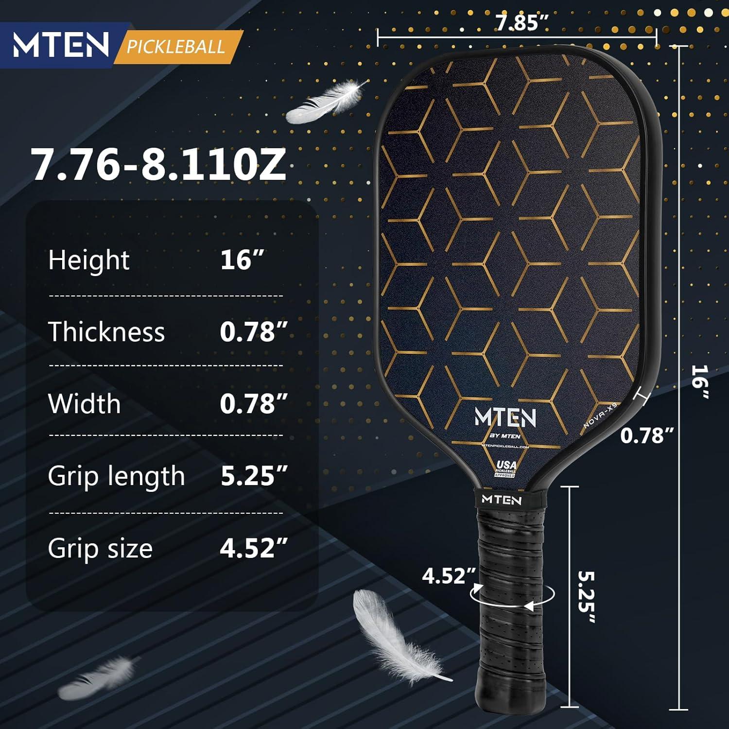 imagePickleball Paddles Carbon Fiber Pickleball Paddles Lightweight Pickle Ball Paddle Carbon Fiberglass Surface USAPA Approved Beginners ampamp Competition 1Pcsblack yellow