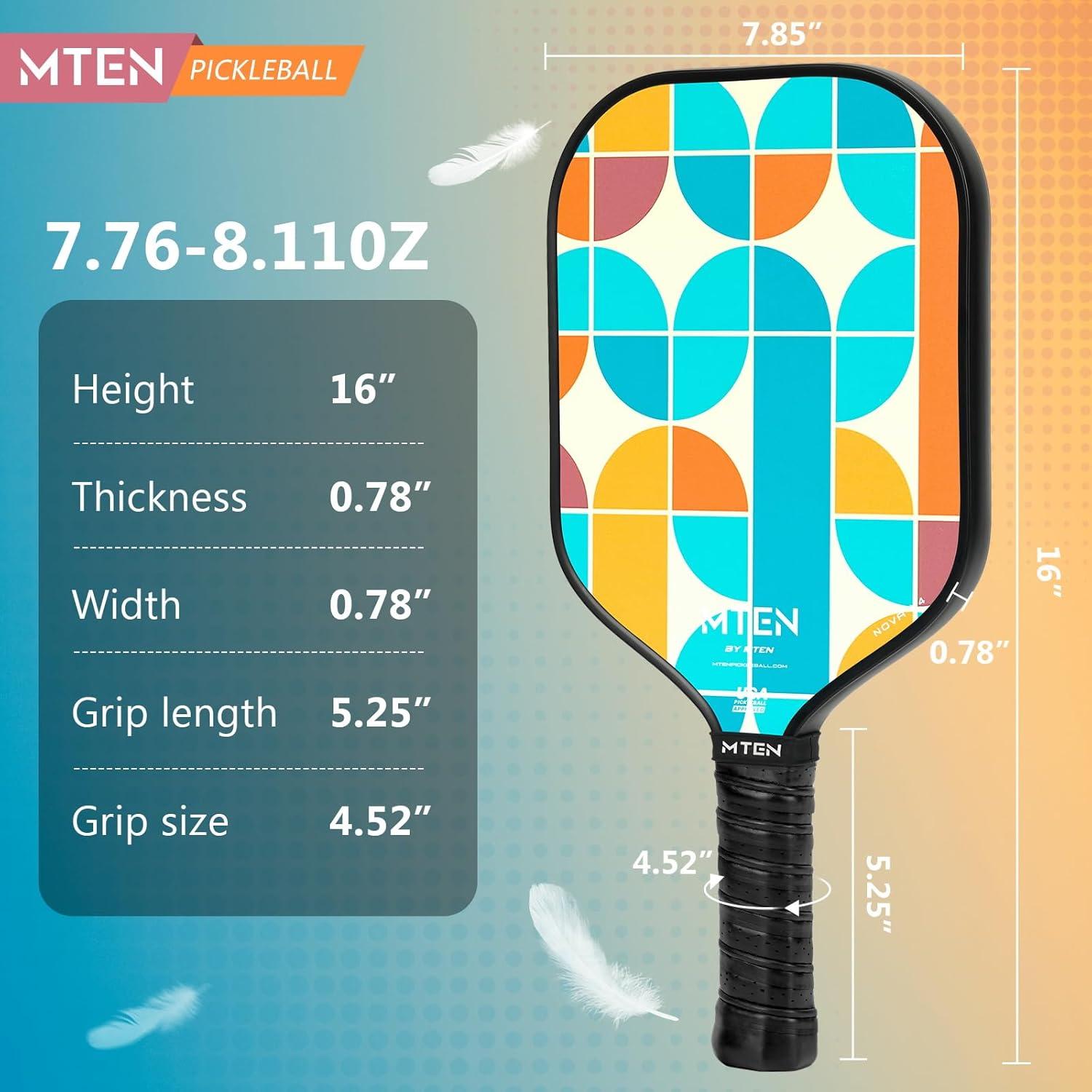 imagePickleball Paddles Carbon Fiber Pickleball Paddles Lightweight Pickle Ball Paddle Carbon Fiberglass Surface USAPA Approved Beginners ampamp Competition 1Pcsgreen yellow