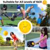 imageMTEN Outdoor Pickleballs USAPA Approved Pickleballs Balls 12 Pack 40 Holes Outdoor Pickleball Balls High Bounce True Flight ampamp Durable for All Skill Levels
