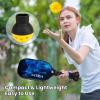 imageMTEN Pickleball Ball Retriever Silicone Pickleball Picker Upper Pickball Grabber Easy Attaches to Pickleball Paddles Best Accessory and Gift Black