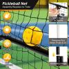 imageMTEN Pickleball Net Portable Pickleball Net for Driveway 22 FT USAPA Regulation Size Steady Metal Frame with Carrying Bag for Backyards Driveways Outdoor Indoor