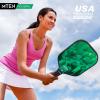 imagePickleball Paddles Carbon Fiber Pickleball Paddles Lightweight Pickle Ball Paddle Carbon Fiberglass Surface USAPA Approved Beginners ampamp Competition 1Pcsgreen