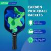 imagePickleball Paddles Carbon Fiber Pickleball Paddles Lightweight Pickle Ball Paddle Carbon Fiberglass Surface USAPA Approved Beginners ampamp Competition 1Pcsblue green