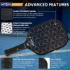 imagePickleball Paddles Carbon Fiber Pickleball Paddles Lightweight Pickle Ball Paddle Carbon Fiberglass Surface USAPA Approved Beginners ampamp Competition 1Pcsblack yellow