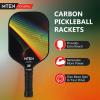 imagePickleball Paddles Carbon Fiber Pickleball Paddles Lightweight Pickle Ball Paddle Carbon Fiberglass Surface USAPA Approved Beginners ampamp Competition 1Pcsblack green