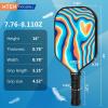 imagePickleball Paddles Carbon Fiber Pickleball Paddles Lightweight Pickle Ball Paddle Carbon Fiberglass Surface USAPA Approved Beginners ampamp Competition 1Pcsblue orange
