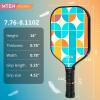 imagePickleball Paddles Carbon Fiber Pickleball Paddles Lightweight Pickle Ball Paddle Carbon Fiberglass Surface USAPA Approved Beginners ampamp Competition 1Pcsgreen yellow