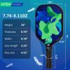 imagePickleball Paddles Carbon Fiber Pickleball Paddles Lightweight Pickle Ball Paddle Carbon Fiberglass Surface USAPA Approved Beginners ampamp Competition 1Pcsblue green