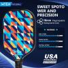 imagePickleball Paddles Carbon Fiber Pickleball Paddles Lightweight Pickle Ball Paddle Carbon Fiberglass Surface USAPA Approved Beginners ampamp Competition 1Pcsblue red