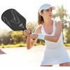 imagePickleball Paddles Raw Carbon Fiber Pickleball Paddle USAPA Approved T700 Pickleball Rackets 16MM Thermoformed Carbon Fiber Core Black Fiberglass Paddles DesignedBlack1
