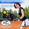 imagePickleball Paddles USAPA Approved Fiberglass Surface Pickleball Set with Pickleball Rackets Pickleball Paddles Set for Men WomenA4Black