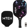 imagePickleball Paddles USAPA Approved Fiberglass Surface Pickleball Set with Pickleball Rackets Pickleball Paddles Set for Men WomenABlack