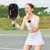 imagePickleball Paddles USAPA Approved Fiberglass Surface Pickleball Set with Pickleball Rackets Pickleball Paddles Set for Men WomenABlack