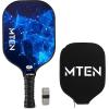imagePickleball Paddles USAPA Approved Fiberglass Surface Pickleball Set with Pickleball Rackets Pickleball Paddles Set for Men WomenBBlue