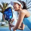 imagePickleball Paddles USAPA Approved Fiberglass Surface Pickleball Set with Pickleball Rackets Pickleball Paddles Set for Men WomenBBlue