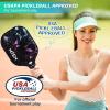 imagePickleball Paddles USAPA Approved Fiberglass Surface Pickleball Set with Pickleball Rackets Pickleball Paddles Set for Men WomenC2Black2Blue