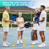 imagePickleball Paddles USAPA Approved Fiberglass Surface Pickleball Set with Pickleball Rackets Pickleball Paddles Set for Men WomenC2Black2Blue