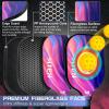 imagePickleball Paddles USAPA Approved Fiberglass Surface Pickleball Set with Pickleball Rackets Pickleball Paddles Set for Men WomenRedBlue