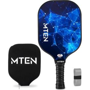 imagePickleball Paddles USAPA Approved Fiberglass Surface Pickleball Set with Pickleball Rackets Pickleball Paddles Set for Men WomenBBlue