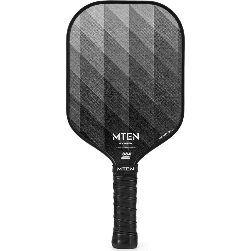 imagePickleball Paddles Carbon Fiber Pickleball Paddles Lightweight Pickle Ball Paddle Carbon Fiberglass Surface USAPA Approved Beginners ampamp Competition 1Pcssilver black