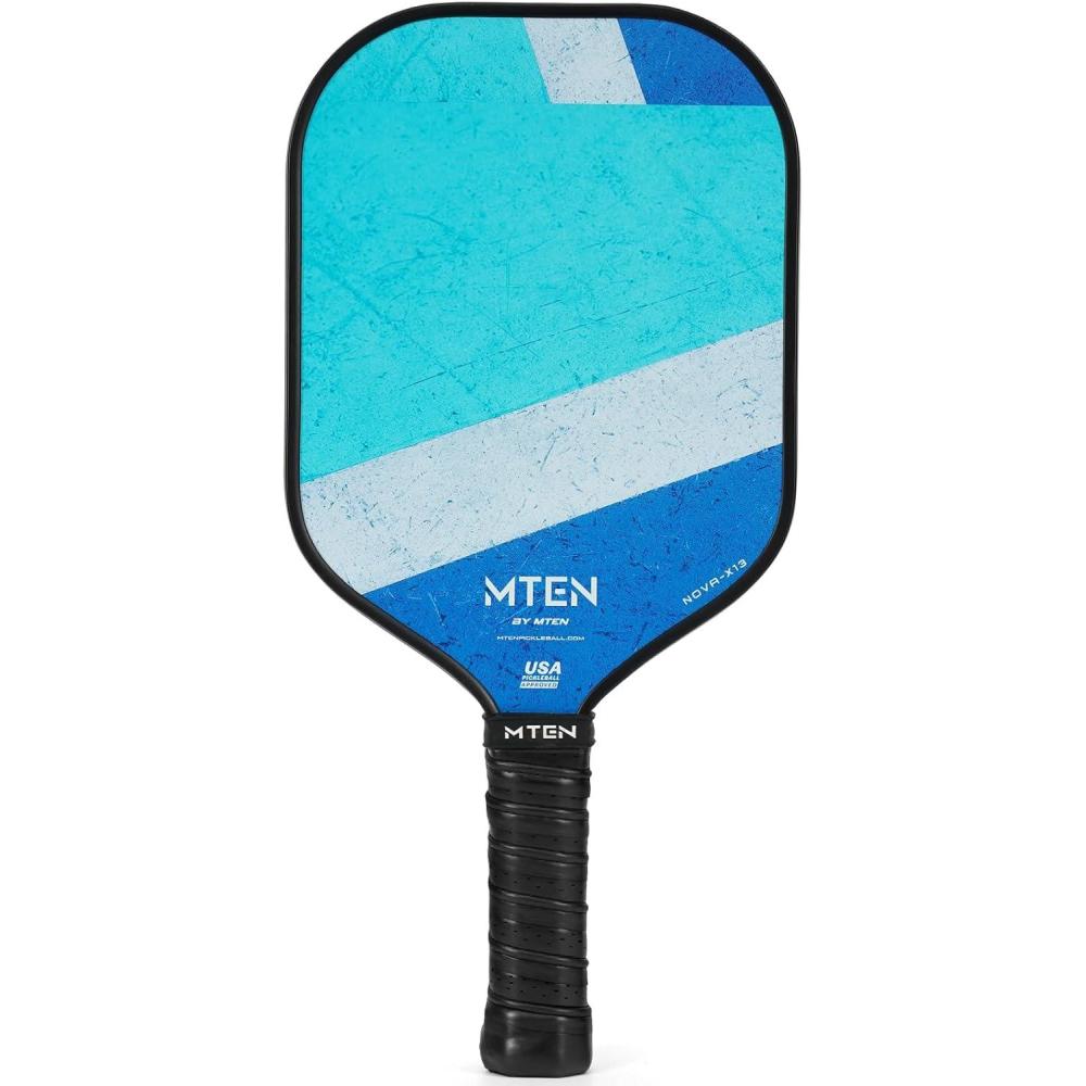 imagePickleball Paddles Carbon Fiber Pickleball Paddles Lightweight Pickle Ball Paddle Carbon Fiberglass Surface USAPA Approved Beginners ampamp Competition 1Pcssky blue