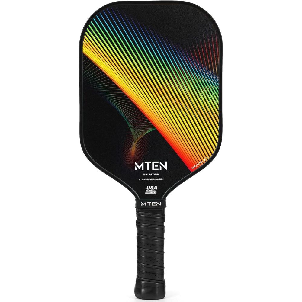 imagePickleball Paddles Carbon Fiber Pickleball Paddles Lightweight Pickle Ball Paddle Carbon Fiberglass Surface USAPA Approved Beginners ampamp Competition 1Pcsblack green