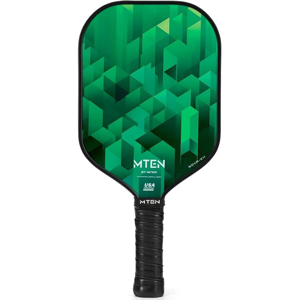 imagePickleball Paddles Carbon Fiber Pickleball Paddles Lightweight Pickle Ball Paddle Carbon Fiberglass Surface USAPA Approved Beginners ampamp Competition 1Pcsgreen