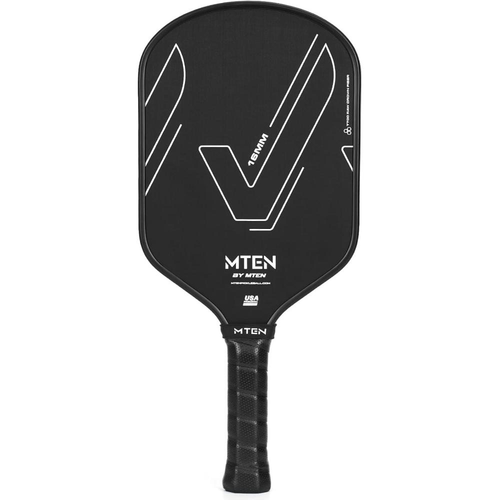 imagePickleball Paddles Raw Carbon Fiber Pickleball Paddle USAPA Approved T700 Pickleball Rackets 16MM Thermoformed Carbon Fiber Core Black Fiberglass Paddles DesignedBlack1