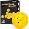 imageMTEN Outdoor Pickleballs USAPA Approved Pickleballs Balls 12 Pack 40 Holes Outdoor Pickleball Balls High Bounce True Flight ampamp Durable for All Skill Levels