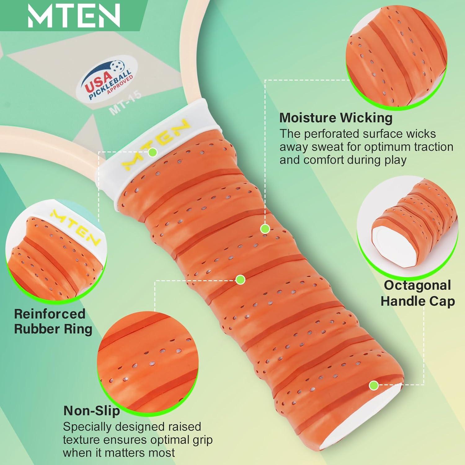 imagePickleball Paddles USAPA Approved Fiberglass Surface Pickleball Set for Beginners Pickleball Rackets Intermediates Professional PlayersA4Green