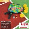 imagePickleball Paddles USAPA Approved Fiberglass Surface Pickleball Set for Beginners Pickleball Rackets Intermediates Professional PlayersB2Green Black