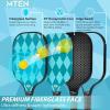 imagePickleball Paddles USAPA Approved Fiberglass Surface Pickleball Set for Beginners Pickleball Rackets Intermediates Professional PlayersC4Lake blue