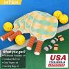 imagePickleball Paddles USAPA Approved Fiberglass Surface Pickleball Set for Beginners Pickleball Rackets Intermediates Professional PlayersE4Yellow green