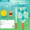 imagePickleball Paddles USAPA Approved Fiberglass Surface Pickleball Set for Beginners Pickleball Rackets Intermediates Professional PlayersF2Lake white