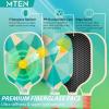 imagePickleball Paddles USAPA Approved Fiberglass Surface Pickleball Set for Beginners Pickleball Rackets Intermediates Professional PlayersF4Lake white