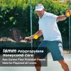 imagePickleball Paddles USAPA Approved Carbon Fiber Pickleball Paddle16MM Polypropylene Honeycomb Core Increased Power and Spin Novice amp Pro PlayersBlack